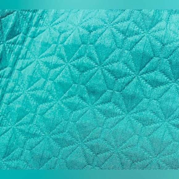 Free people teal textured quilted flip side boho indie core chic pants - Picture 4 of 5